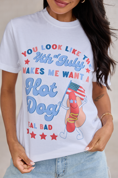 I Look Like the 4th Of July White Comfort Colors Graphic Tee
