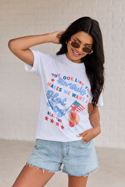 I Look Like the 4th Of July White Comfort Colors Graphic Tee