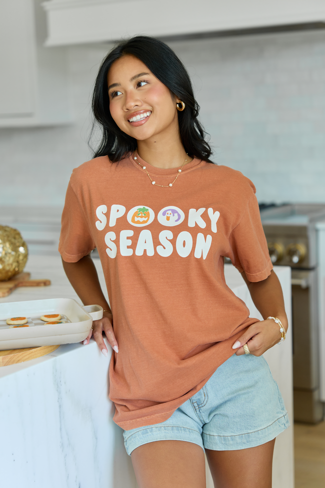 Spooky Season Cookies Rust Tee
