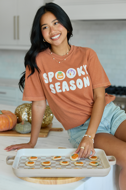 Spooky Season Cookies Rust Tee