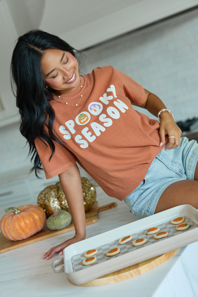 Spooky Season Cookies Rust Tee