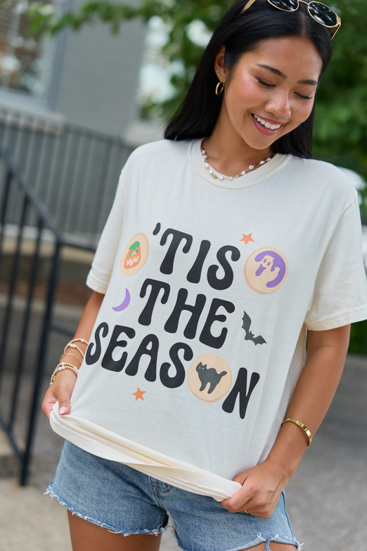Tricks and Treats Ivory Graphic Tee