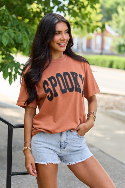 Spooky Block Yam Comfort Colors Graphic Tee
