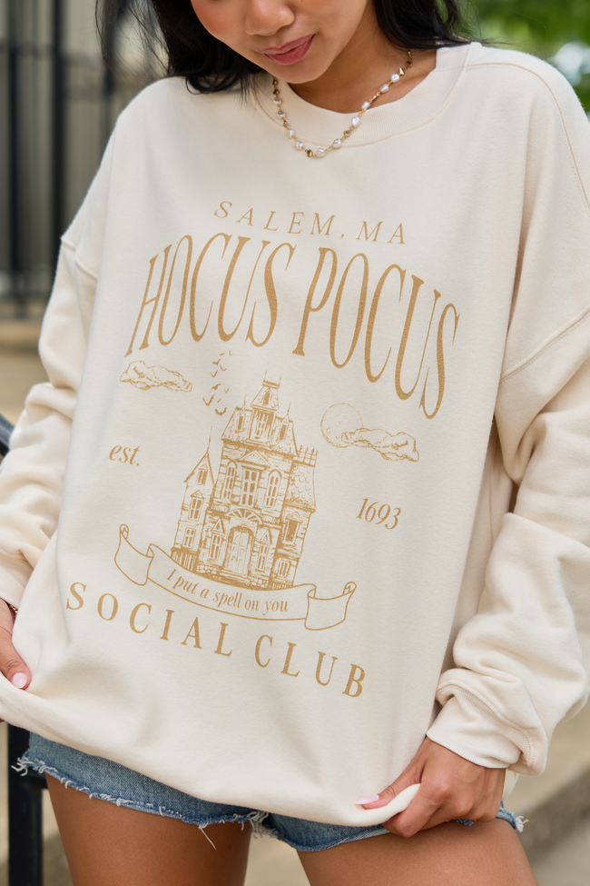 Hocus Pocus Cream Graphic Sweatshirt