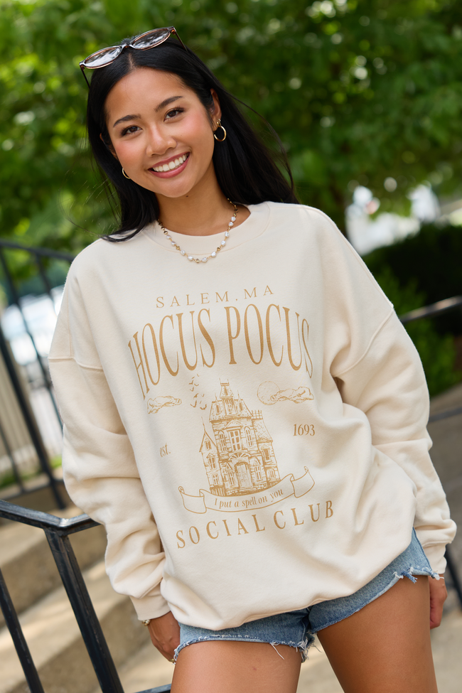 Hocus Pocus Cream Graphic Sweatshirt