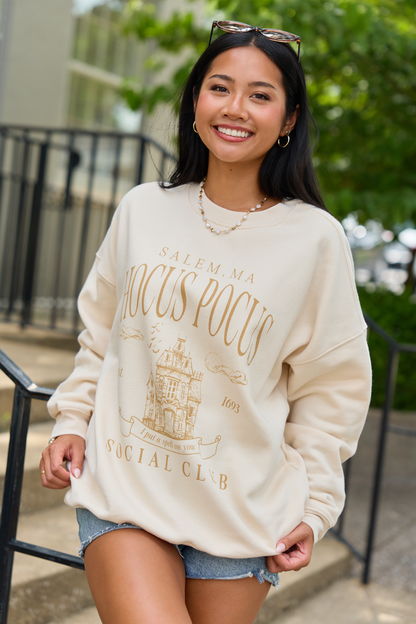 Hocus Pocus Cream Graphic Sweatshirt